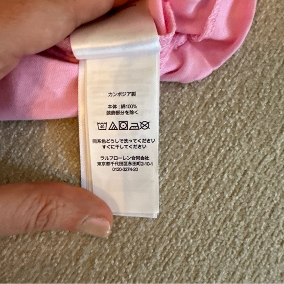 Polo by Ralph Lauren Light Pink Short Sleeve Tee New Clean 1XB Spring Break XL - Picture 6 of 10
